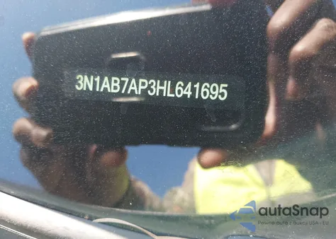 2017 Nissan Sentra S из США, поврежденный, VIN 3N1AB7AP3HL641695